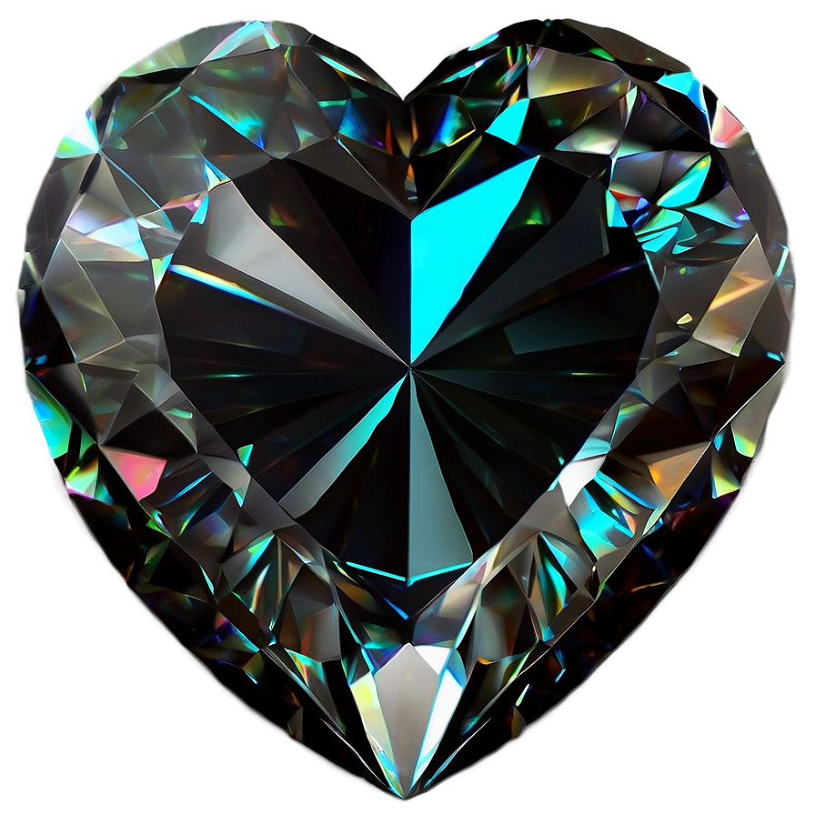 Enigmatic Diamond Heart Png 30