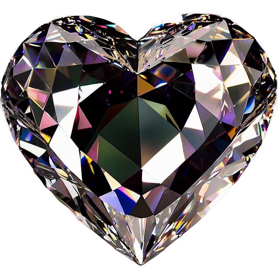 Enigmatic Diamond Heart Png Tkp