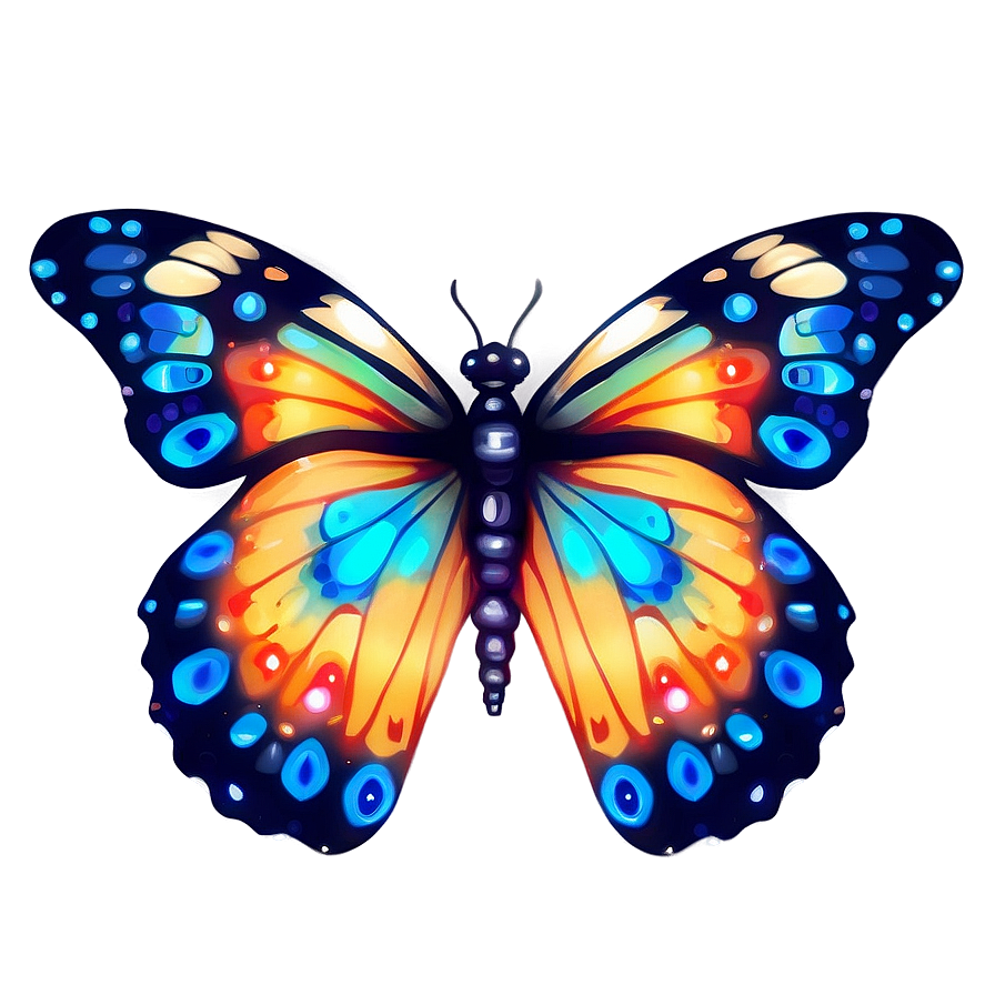 Enigmatic Glow Butterfly Png 06272024