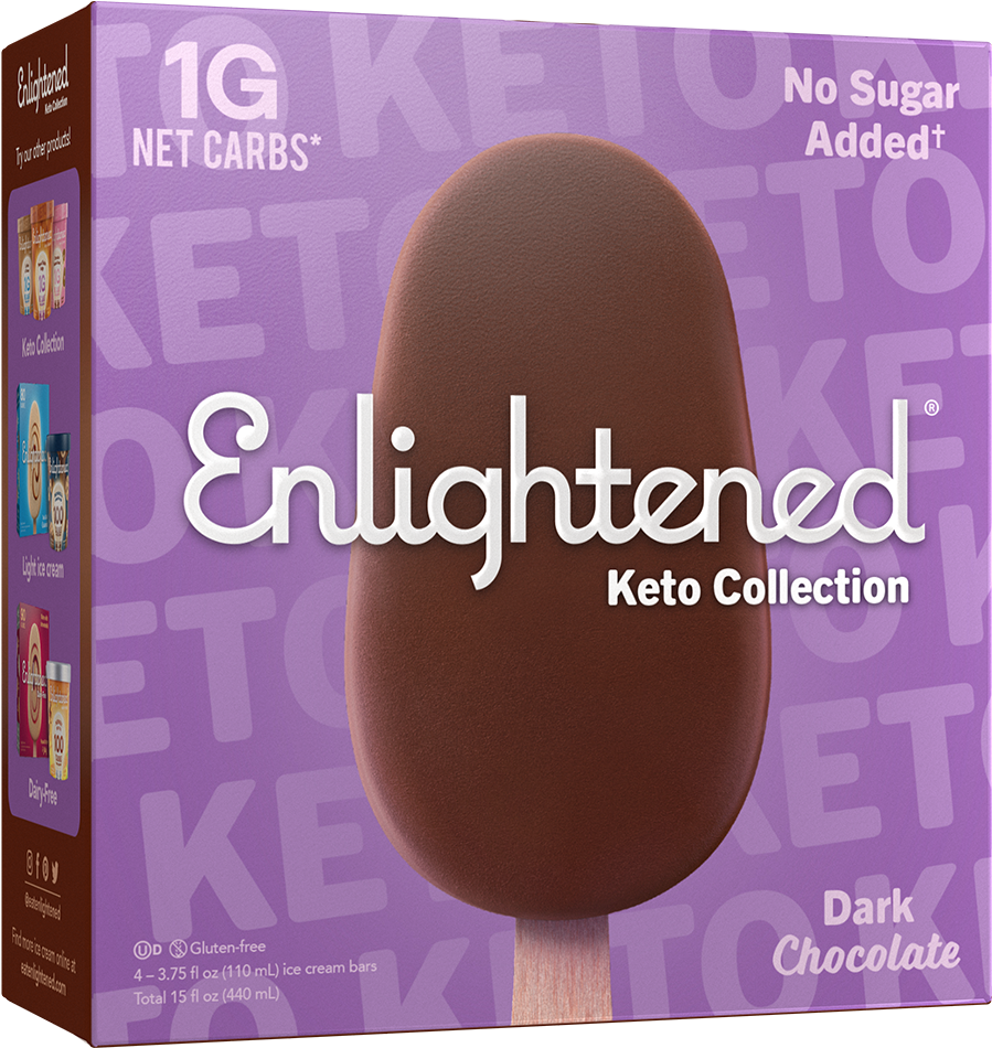 Enlightened Ice Cream Bars Keto, HD Png Download PNG with transparent background