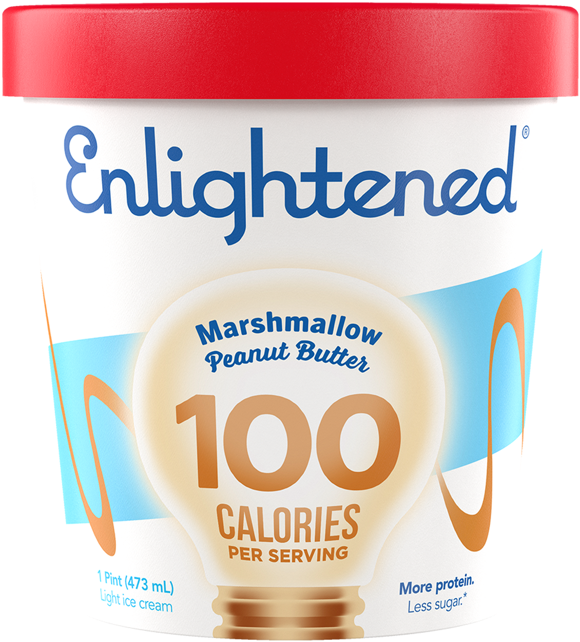 Enlightened Ice Cream Marshmallow Peanut Butter, HD Png Download PNG with transparent background