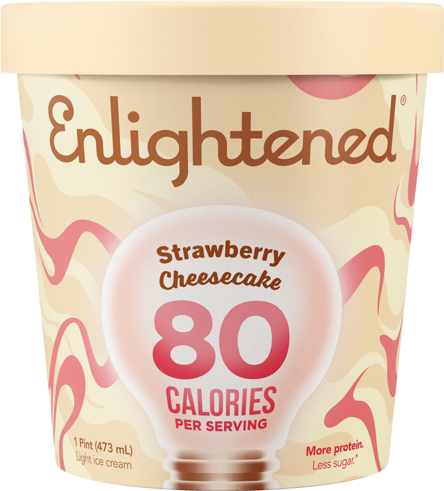 Enlightened Strawberry Cheesecake, HD Png Download PNG with transparent background