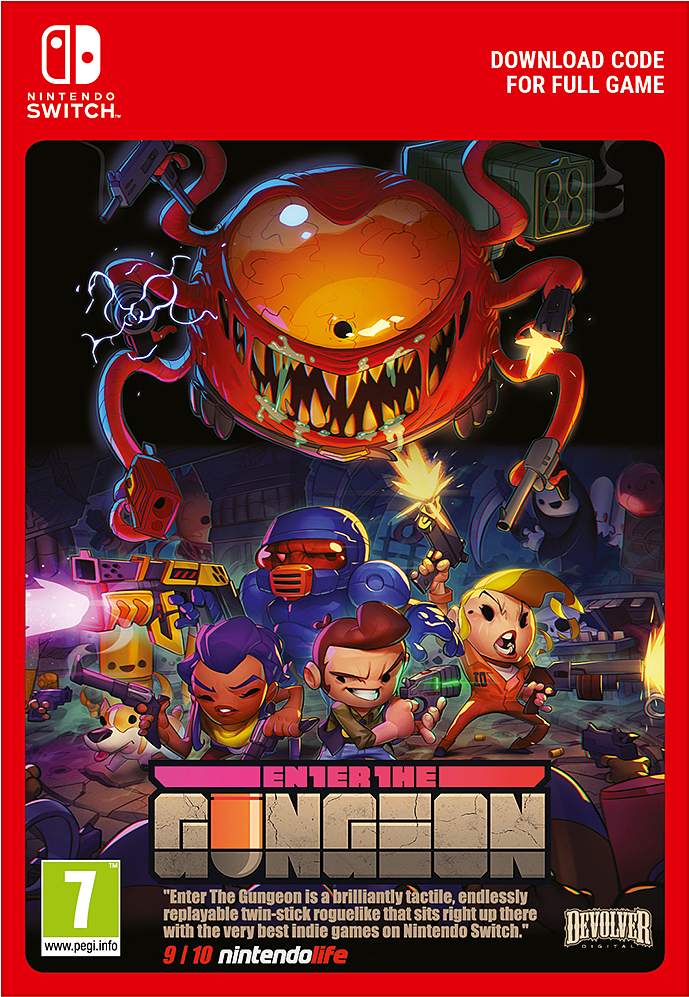 Enter The Gungeon_ Nintendo Switch_ Cover Art