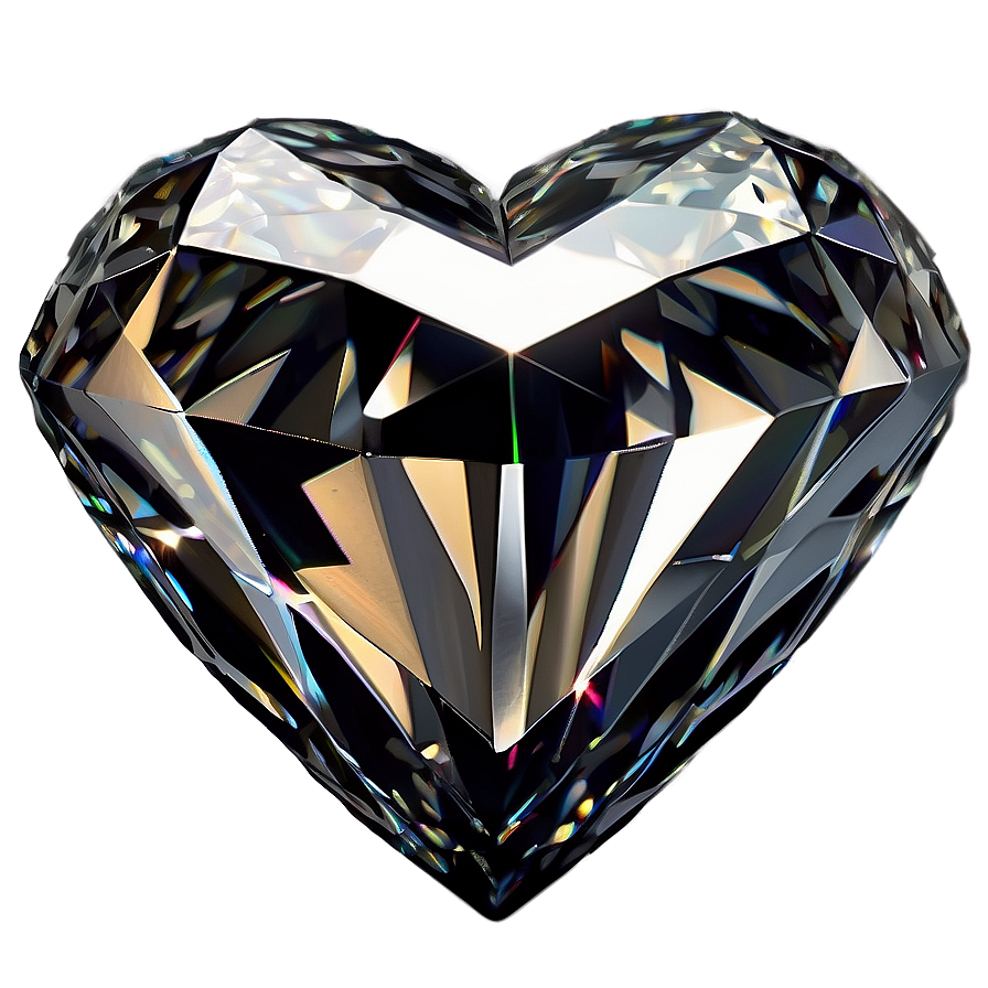 Enthralling Diamond Heart Masterpiece Png Wih