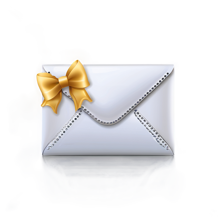 Envelope With Bow Png Eov44