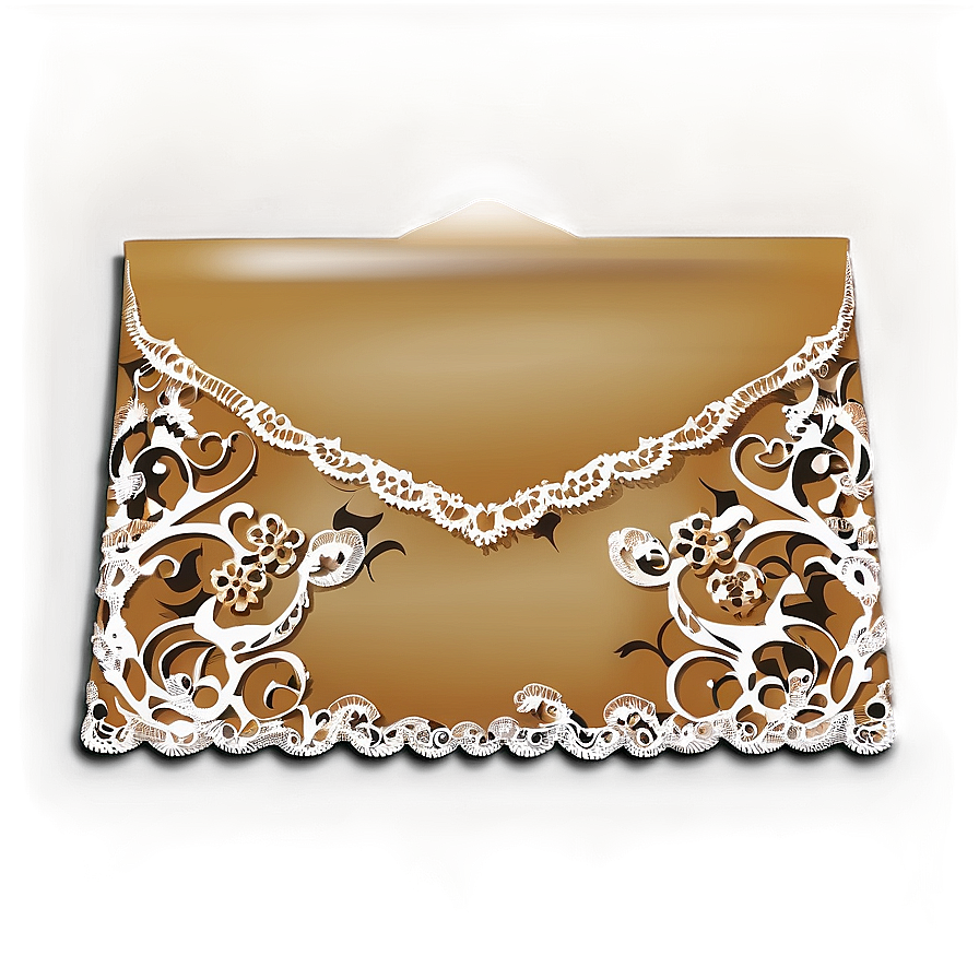 Envelope With Lace Png Why77