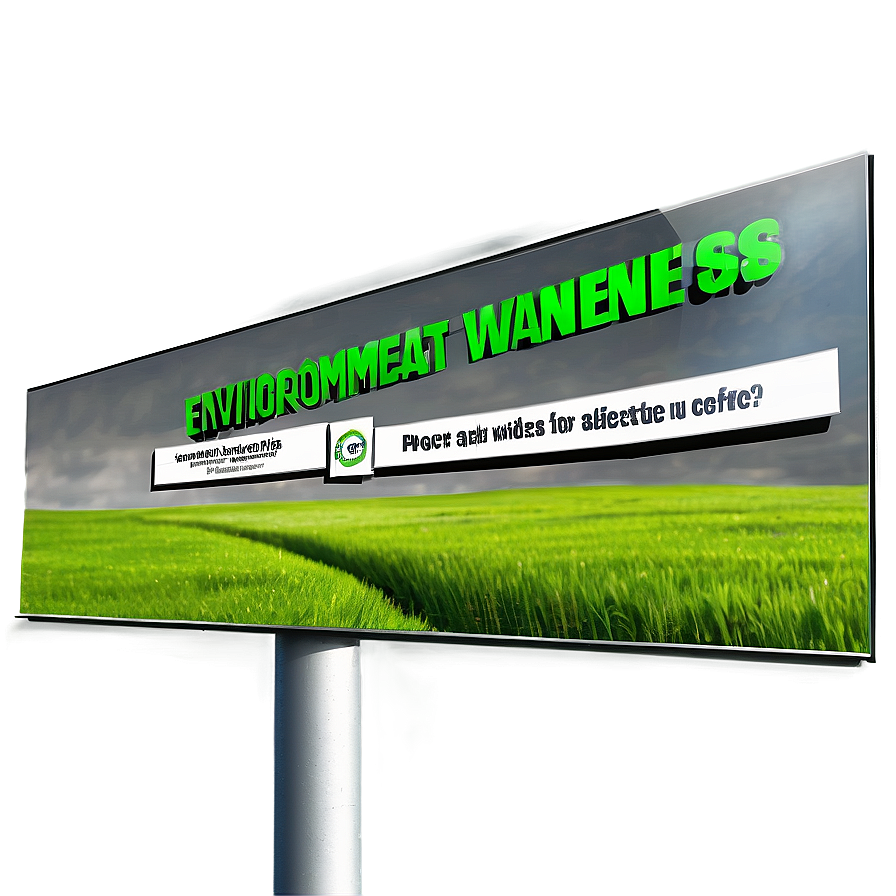 Environmental Awareness Billboard Png 05252024