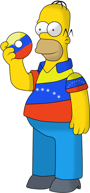 Epitomized Clipart Homer Simpson - Los Simpson En Venezuela, HD Png Download PNG with transparent background