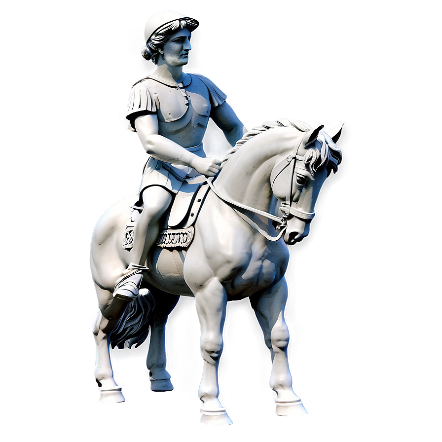 Equestrian Roman Statue Png 63