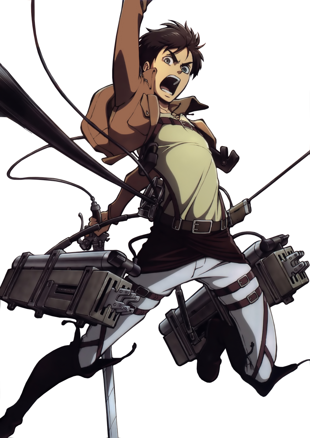 Eren Yeager Render Transparent PNG PNG with transparent background