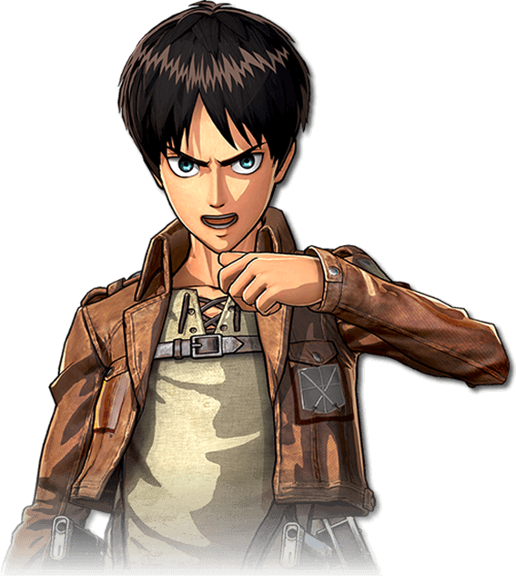 Eren Yeager Render PNG Image PNG with transparent background
