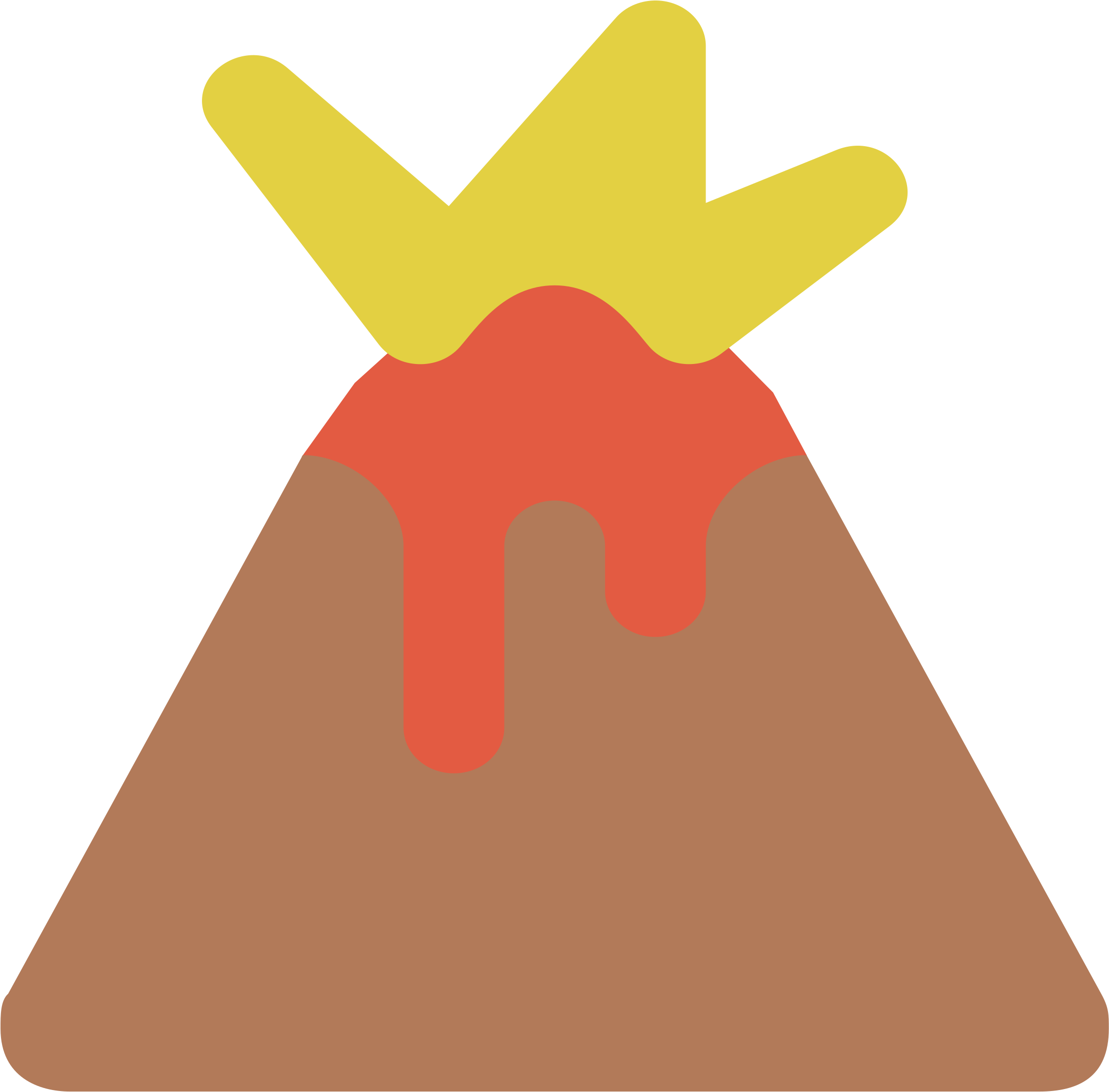 Volcano Computer Icons Lava Cave Lava Tube - Lava Tube Clip Art, HD Png Download PNG with transparent background