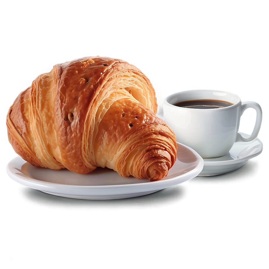 Espresso And Croissant Png 06212024