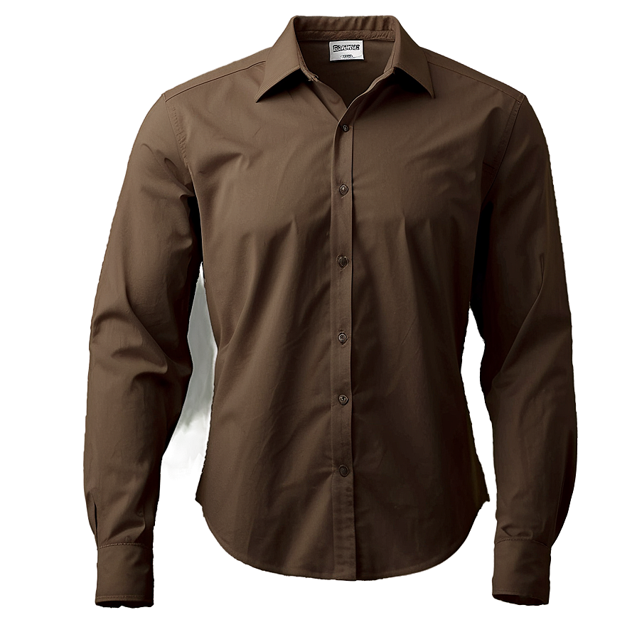 Espresso Brown Blank Shirt Png Yog