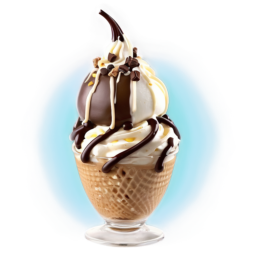 Espresso Crunch Ice Cream Sundae Png Hoq