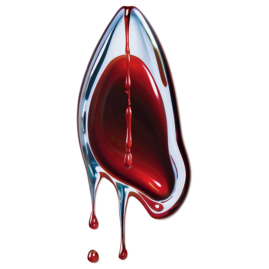 Essence of Life: Blood Drip PNG qih95 PNG with transparent background