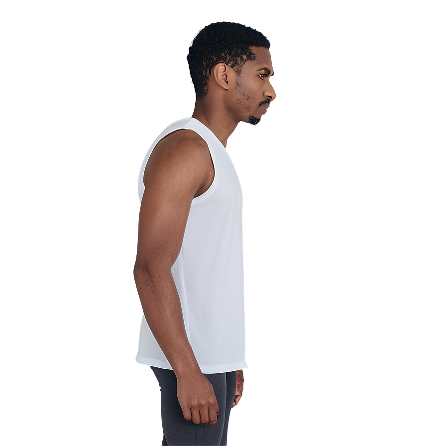 Essential White Tank Top Comfort Png Vfc76