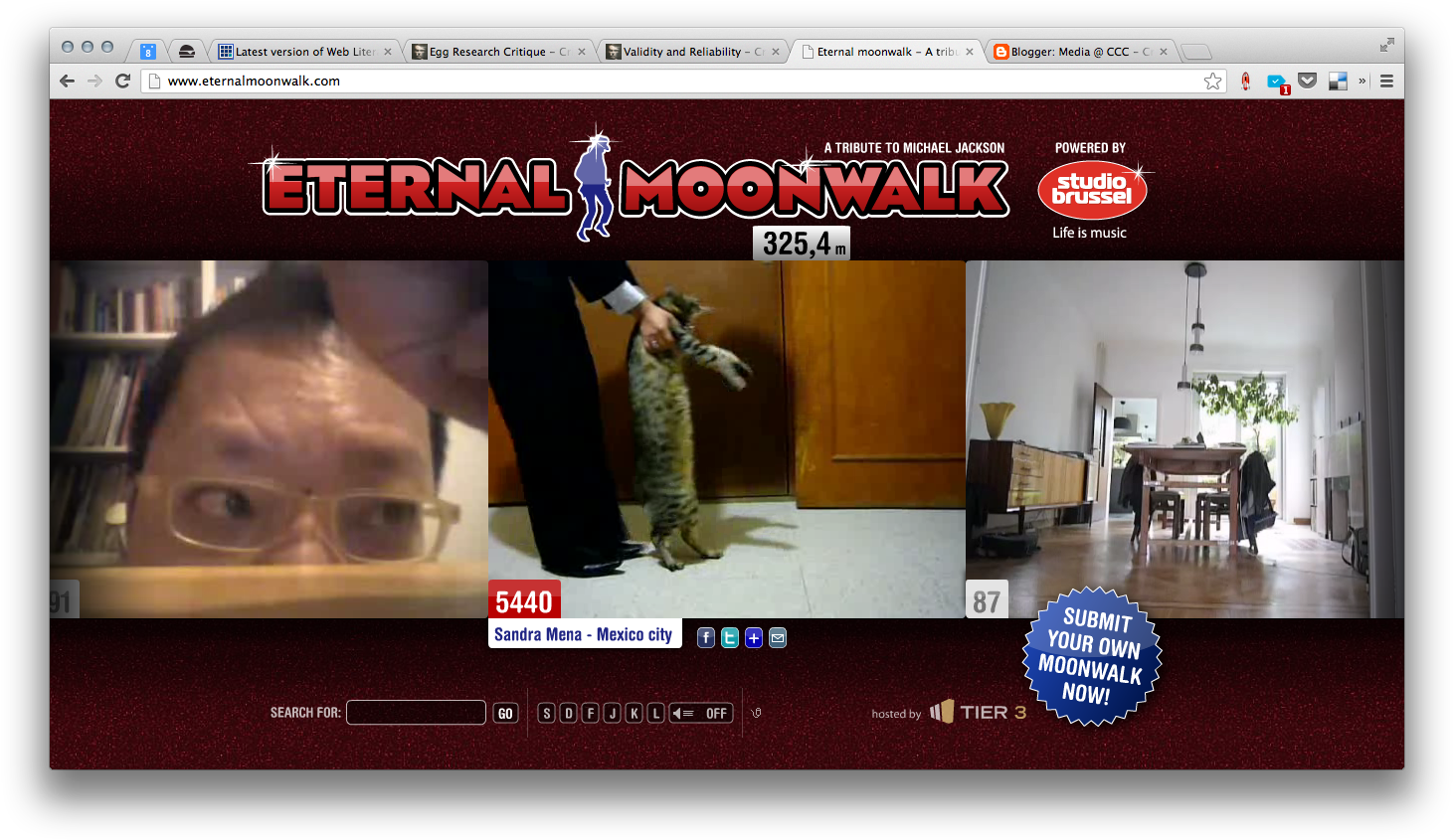 Eternal Moonwalk Tribute Website PNG with transparent background