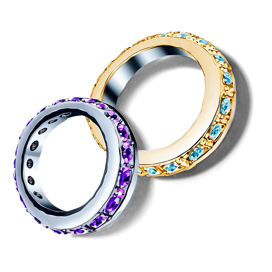 Eternity Circle Rings Png Don85