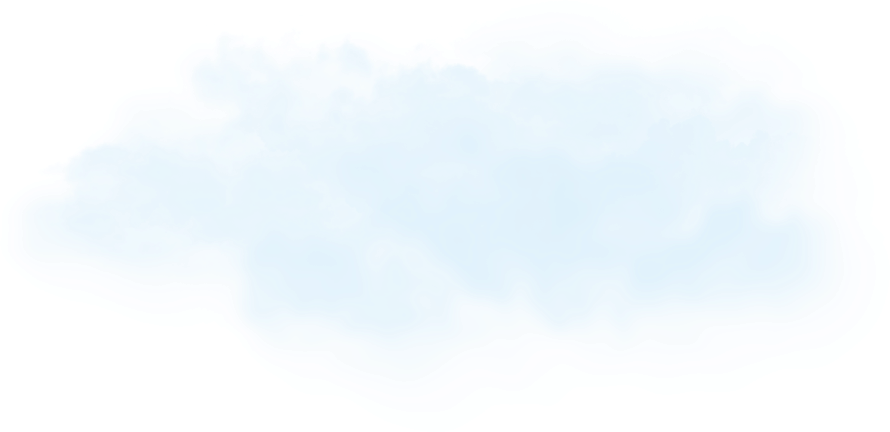 Ethereal Blue Smoke Background PNG with transparent background