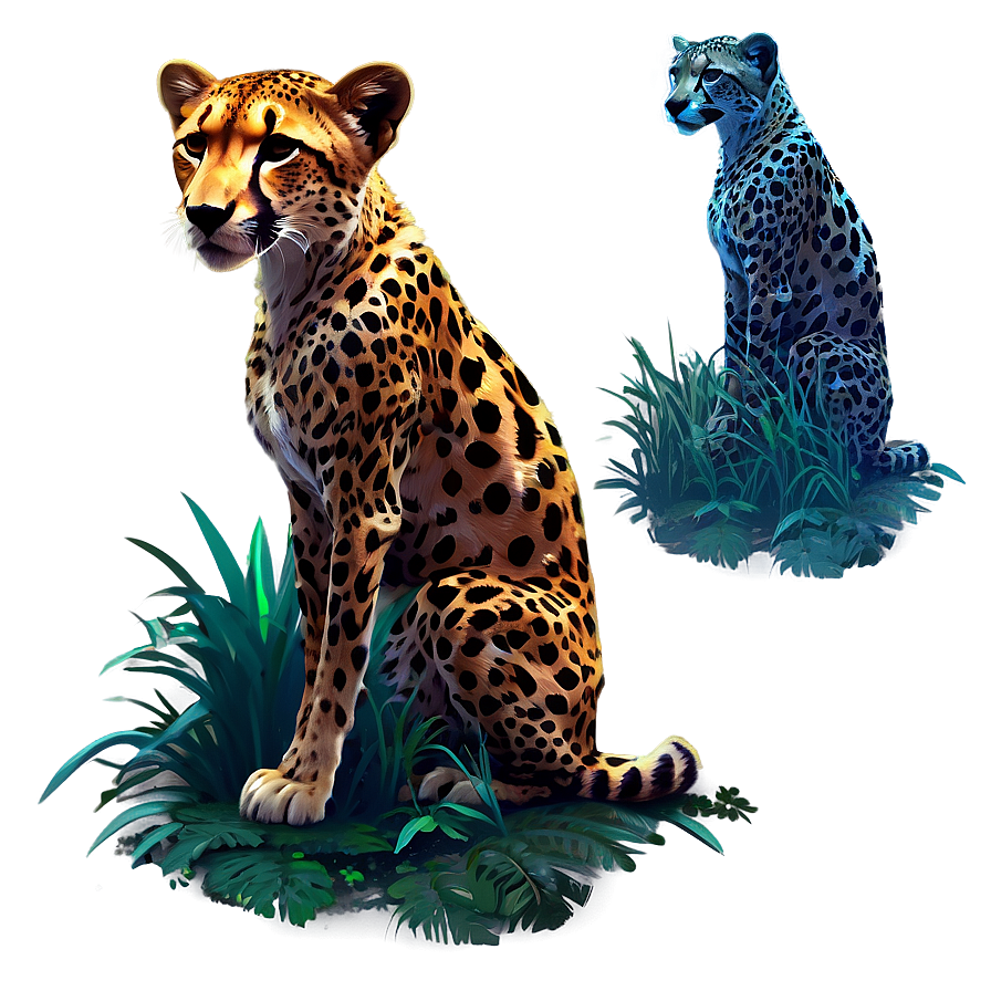 Ethereal Cheetah Spirit Png Ula46