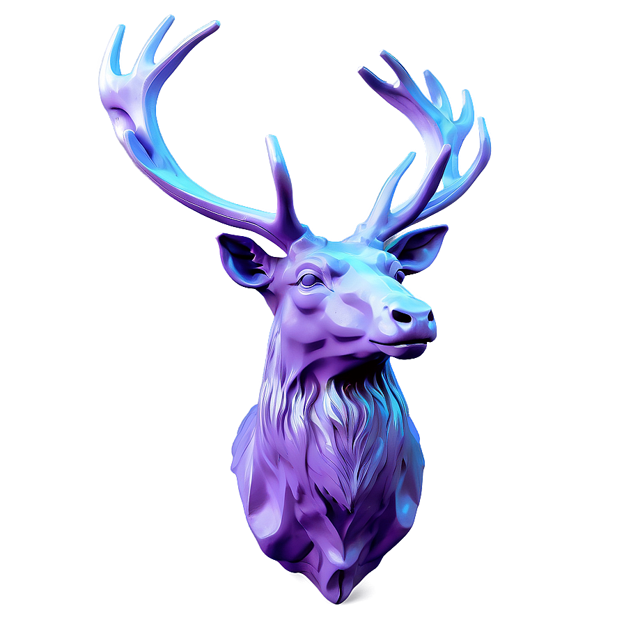 Ethereal Deer Head Dreamy Art Png 06212024