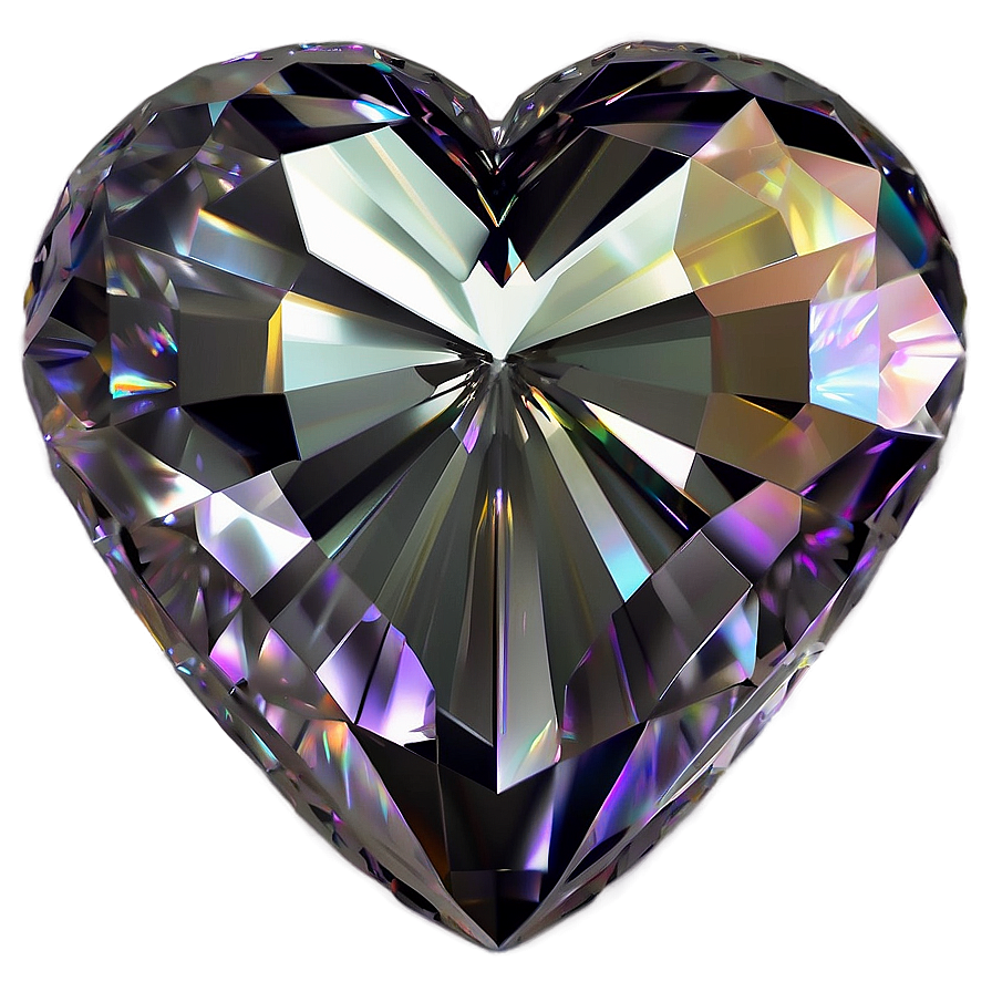 Ethereal Diamond Heart Picture Png 06262024