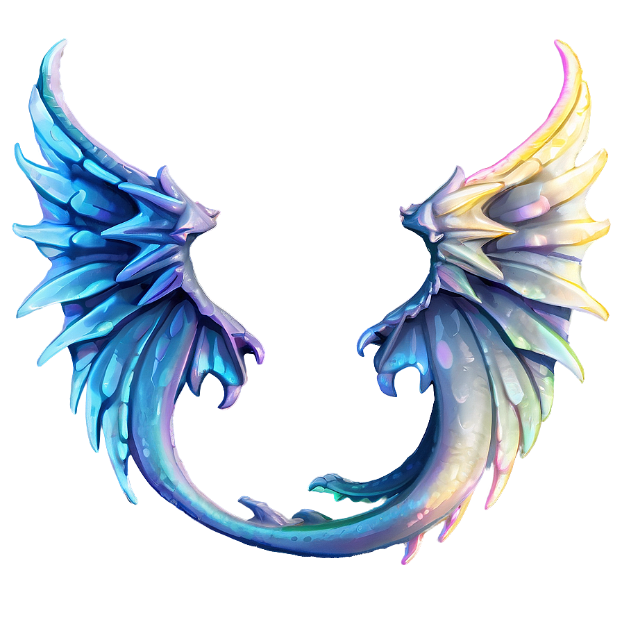 Ethereal Dragon Wings Artwork Png 79