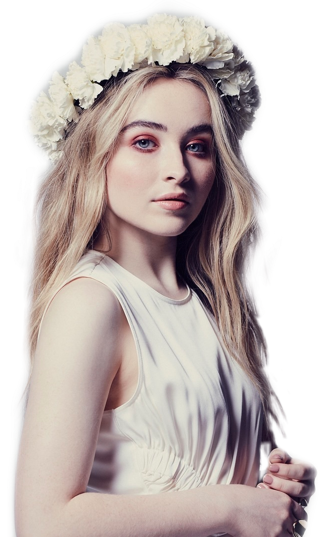 #sabrinacarpenter #sticker #celebrity #white #tumblr - Sabrina Carpenter, HD Png Download PNG with transparent background