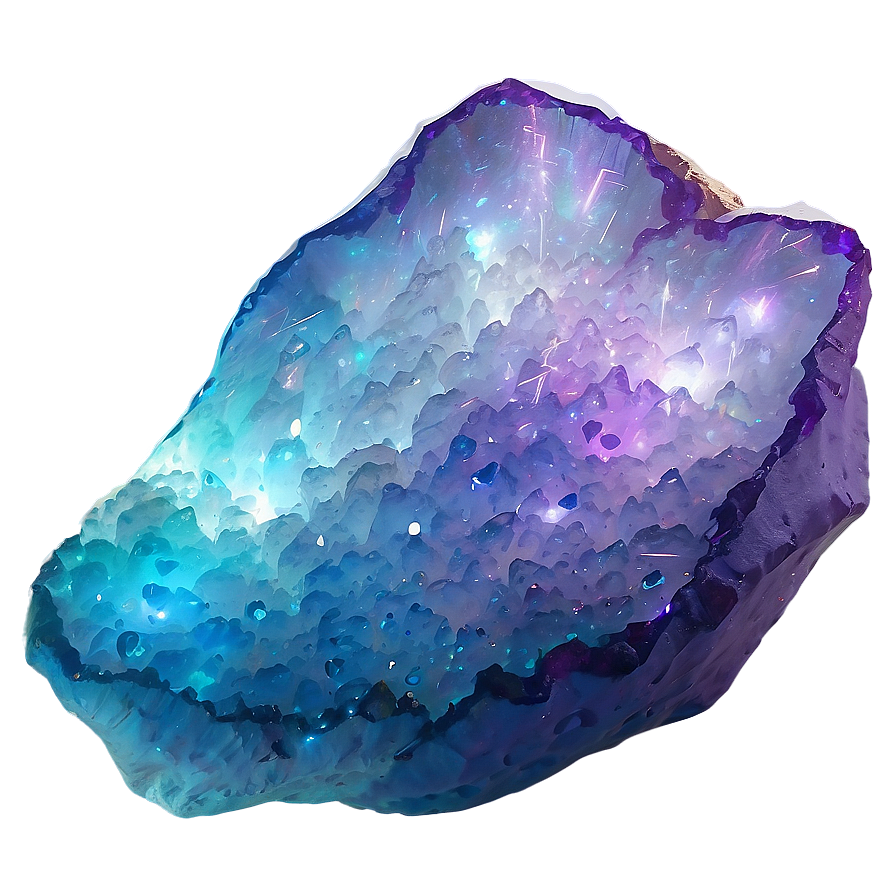 Ethereal Geode Illustration Png Bix