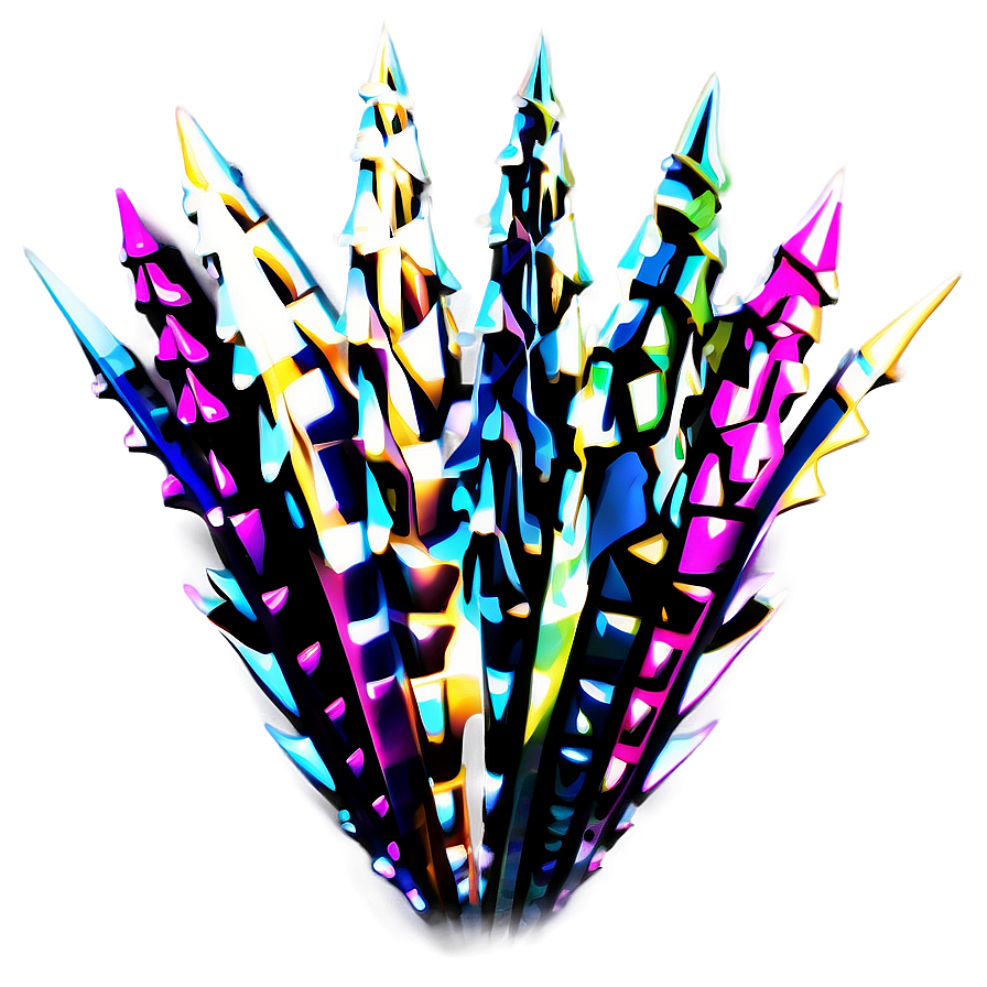 Ethereal Spikes Light Effect Png 66