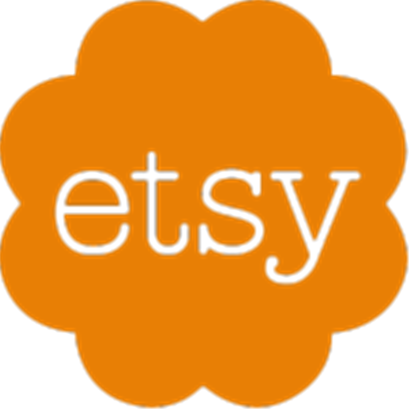 Etsy Logo Orange Background