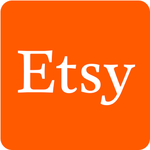 Etsy Logo Orange Background