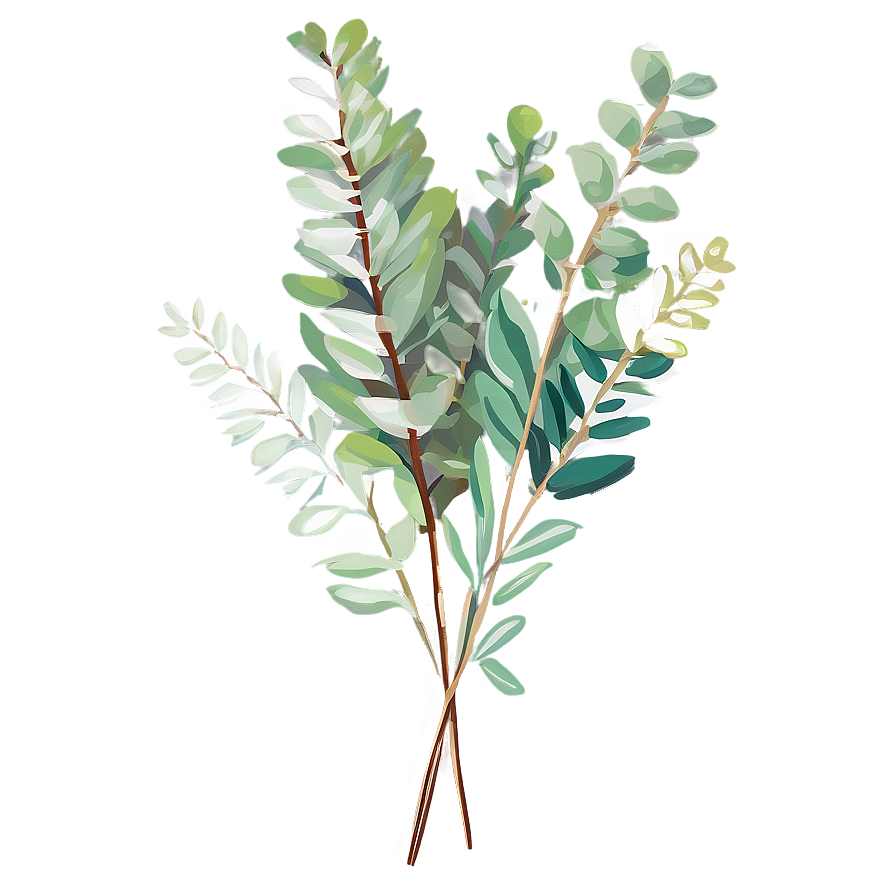 Eucalyptus Bouquet Png Yuo