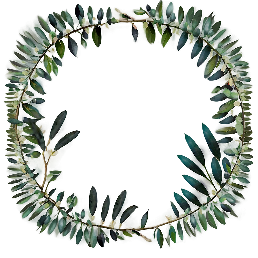 Eucalyptus Leaves Frame Png 06272024