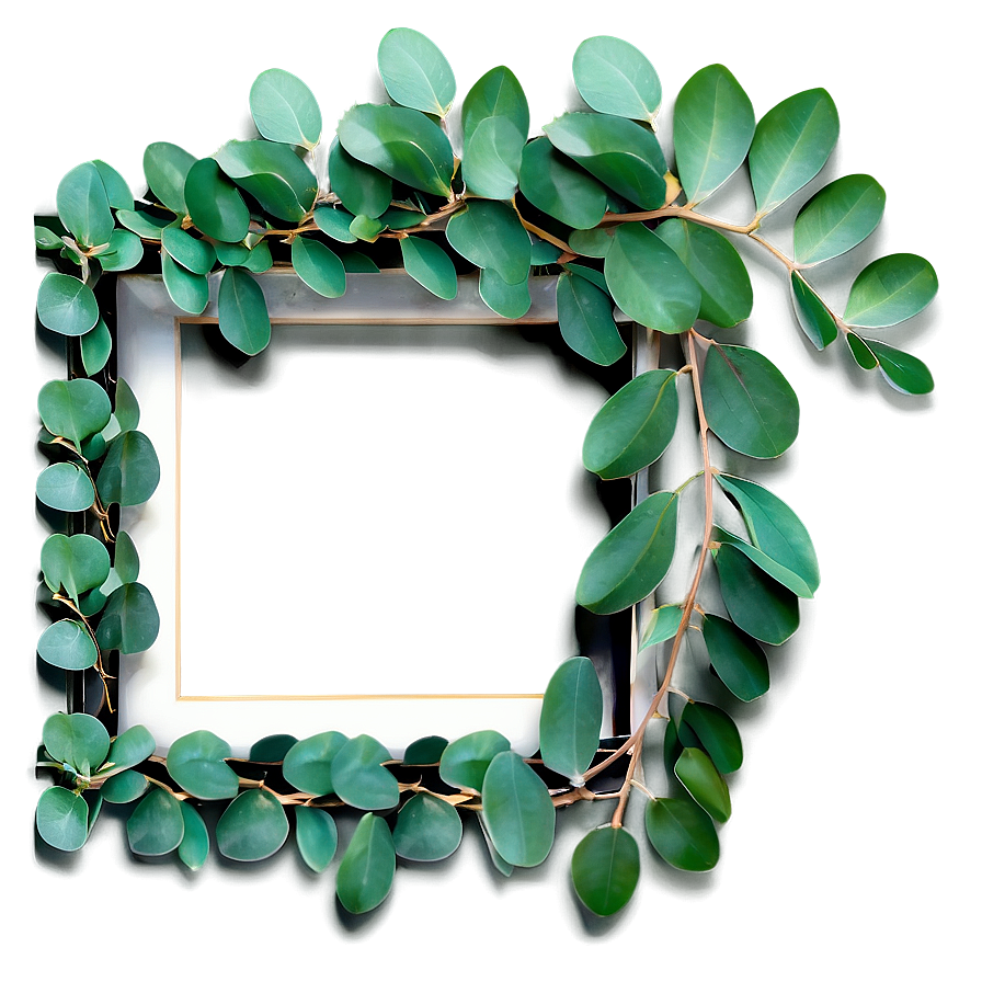 Eucalyptus Leaves Frame Png 40