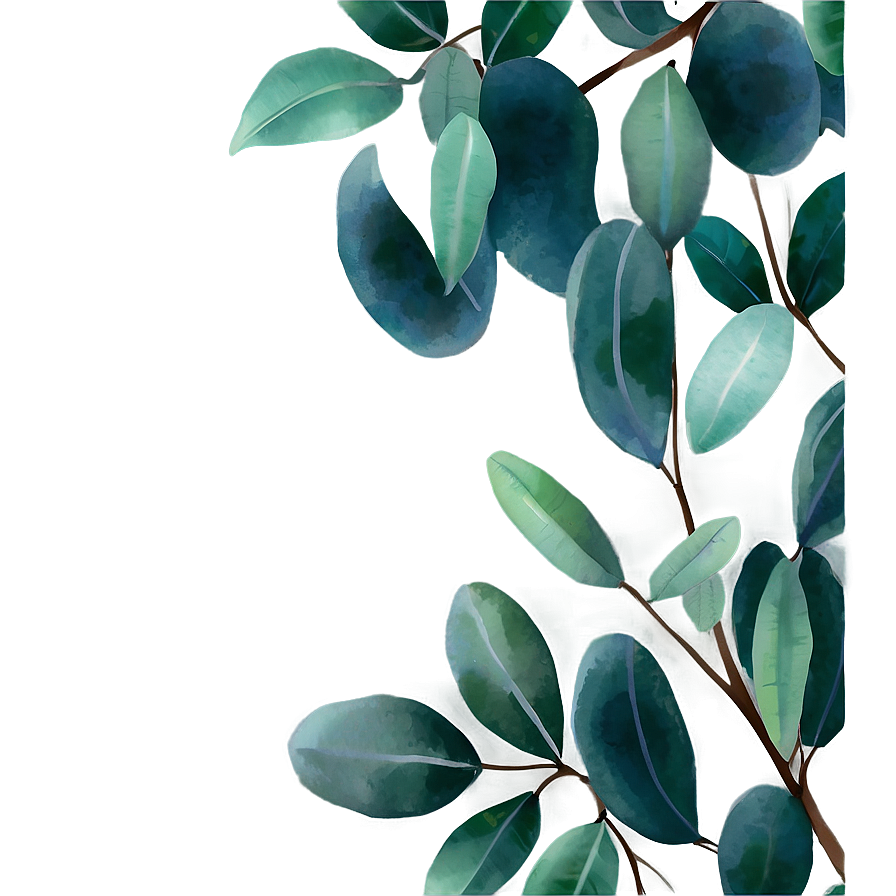 Eucalyptus Watercolor Phone Wallpaper Png Jjo