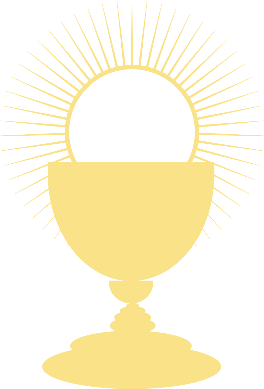 Eucharistic Chaliceand Host Vector