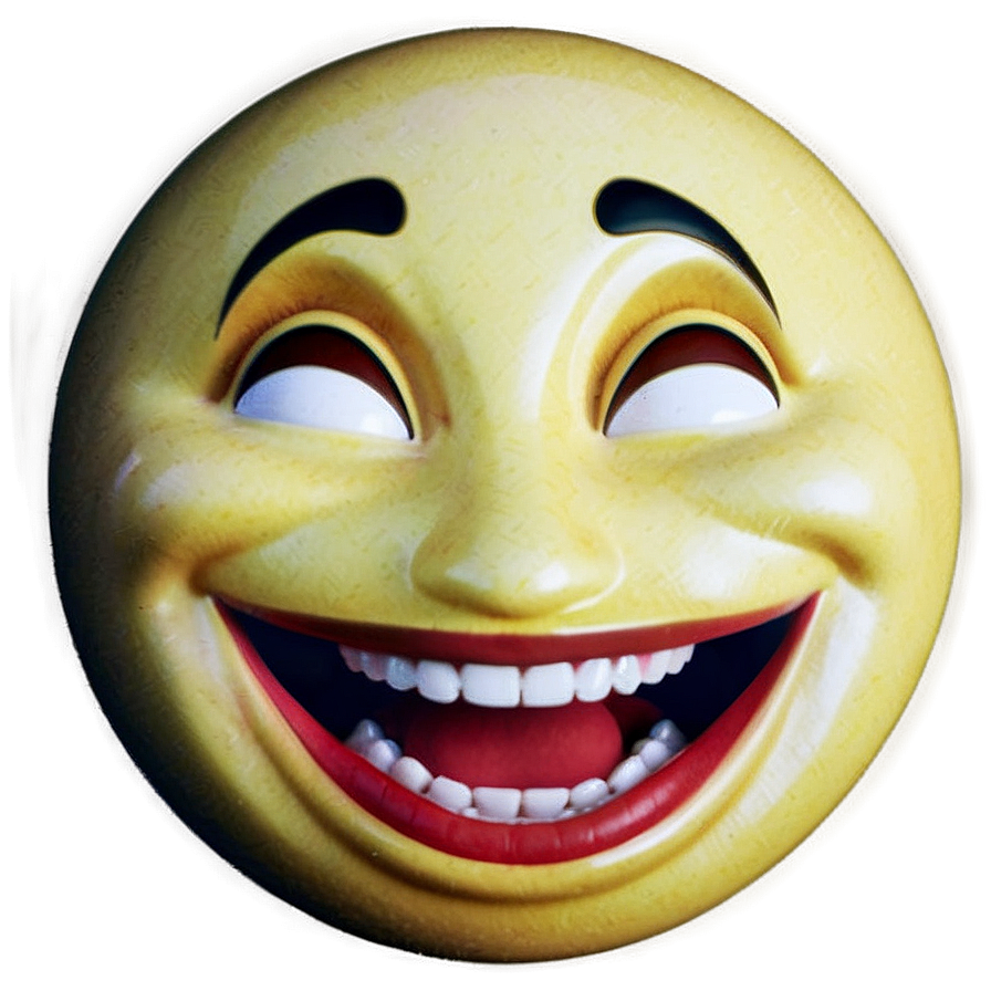 Euphoric Emoji Laugh PNG 05042024 PNG with transparent background