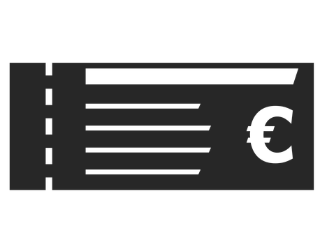 Euro Invoice Icon