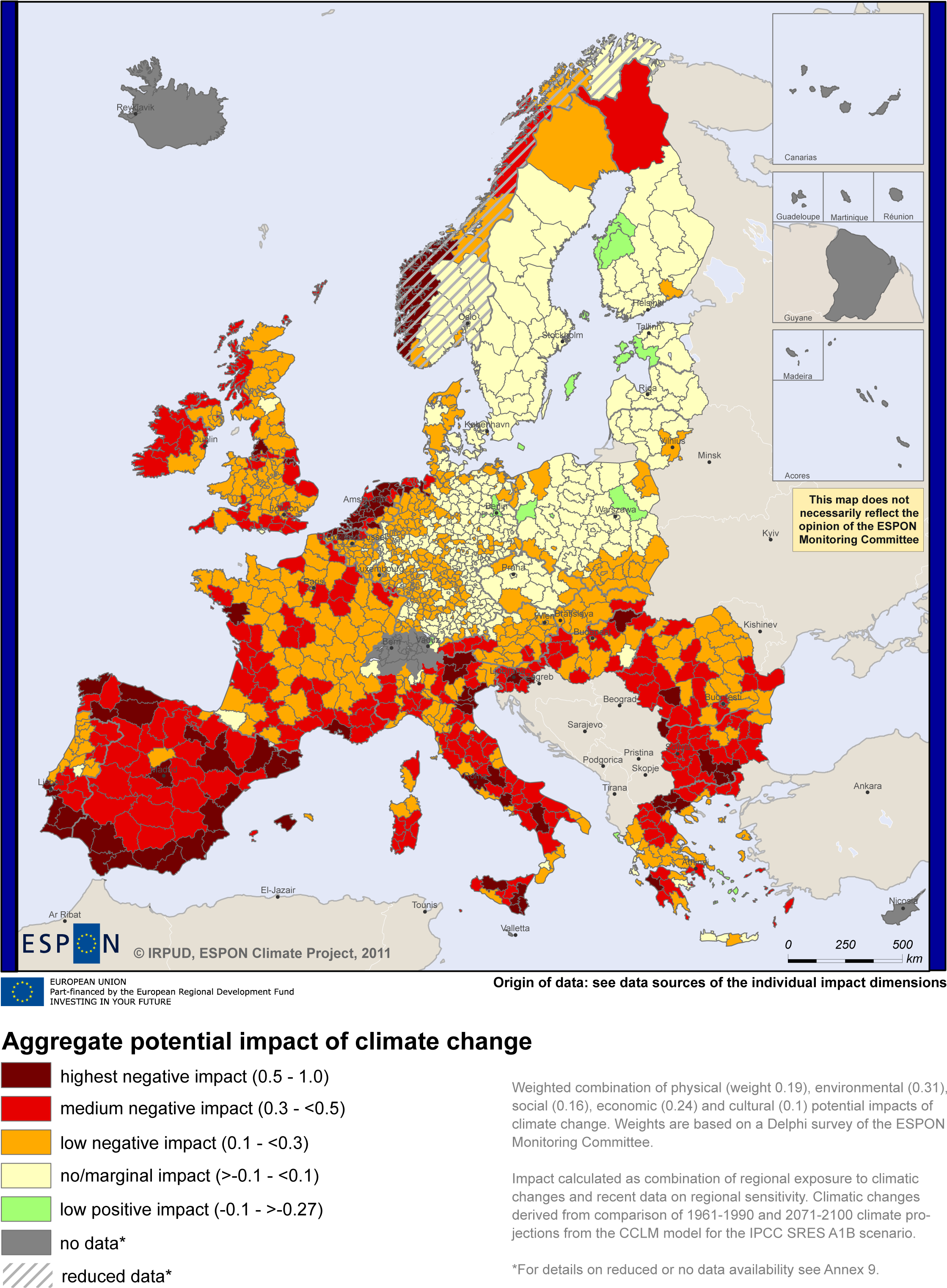 Climate Change Map Europe, HD Png Download PNG with transparent background