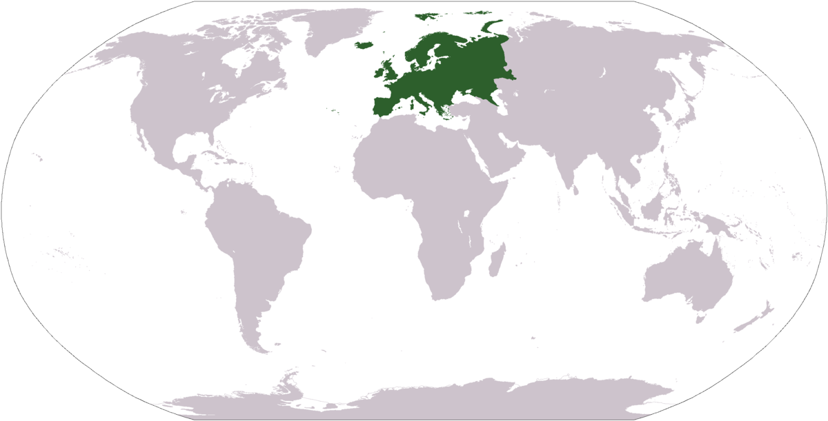 Highlight Europe On World Map, HD Png Download PNG with transparent background