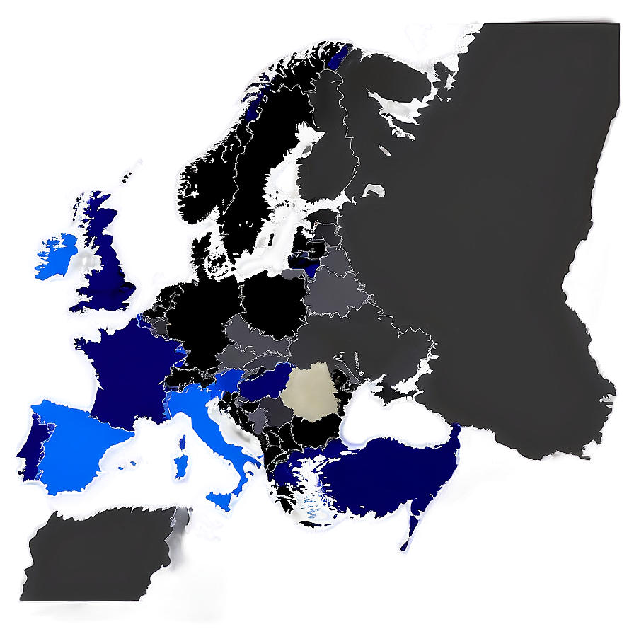 Europe Map PNG dfa23 PNG with transparent background