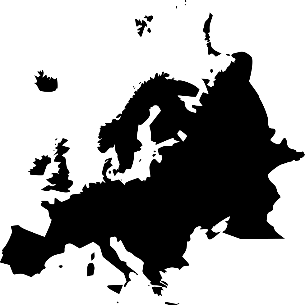 Europe Map Silhouette