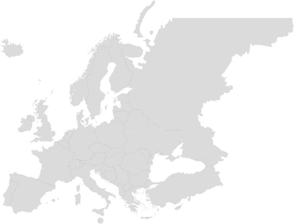 Europe Outline Map