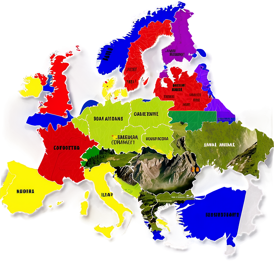 Europe Wine Regions Map PNG hya68 PNG with transparent background
