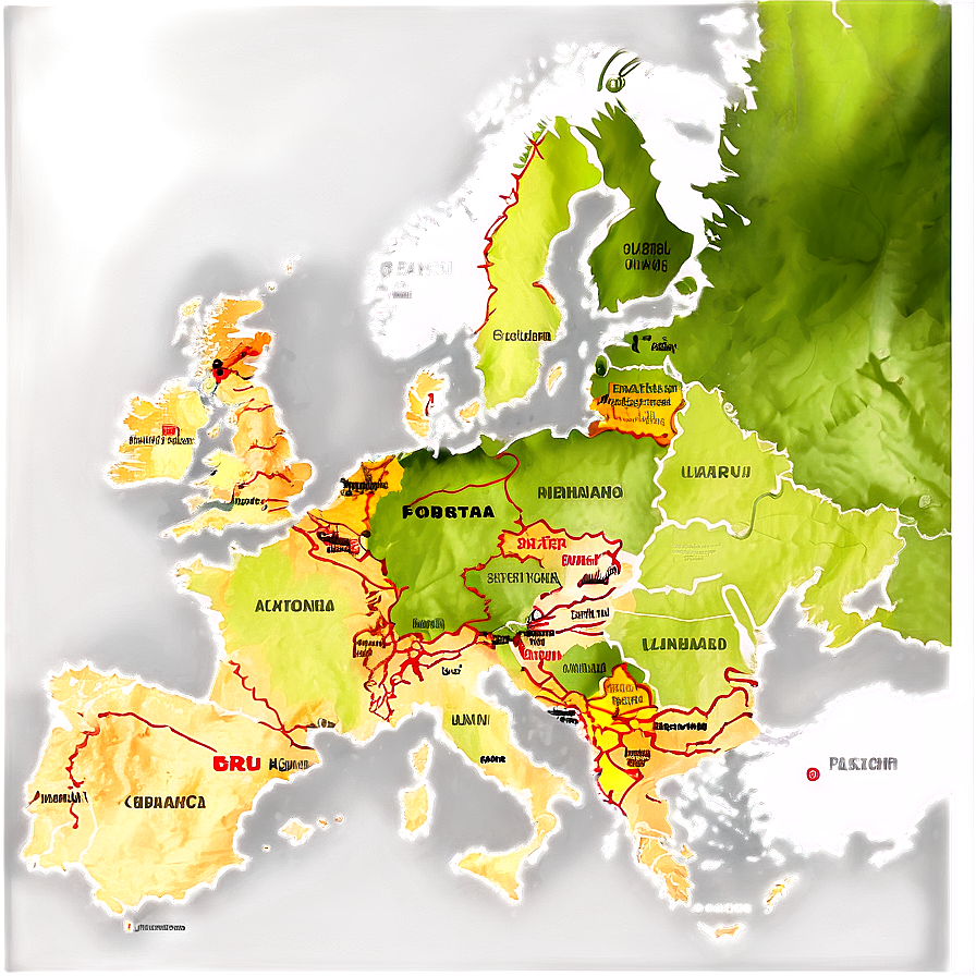 Europe Wine Regions Map PNG uia86 PNG with transparent background