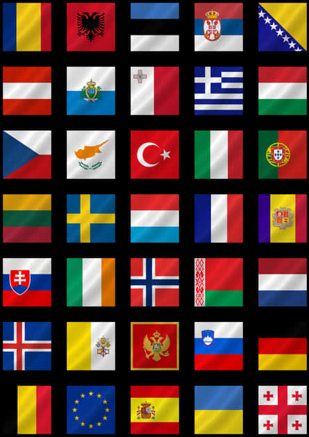 Europe Clipart Flag Europe - European Flags Transparent, HD Png Download PNG with transparent background