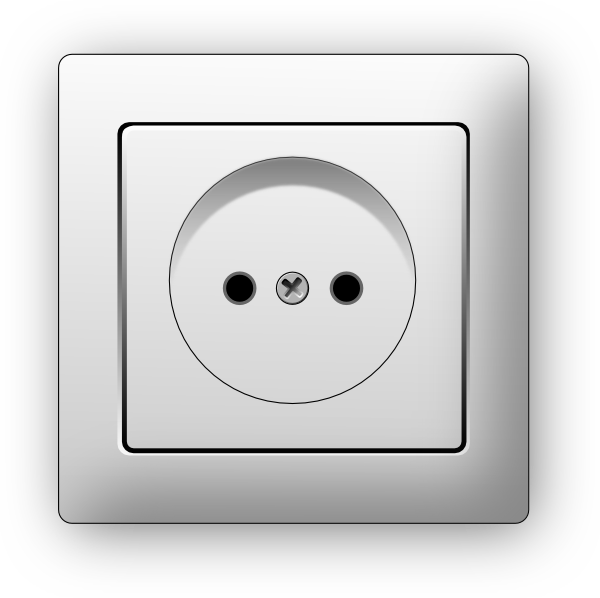 European Style Electrical Socket 600x598 PNG image with a transparent background, free high-resolution download
