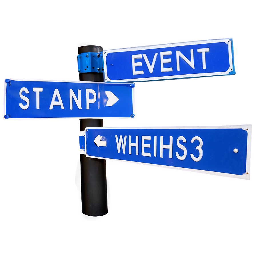 Event Street Signs Png Eag